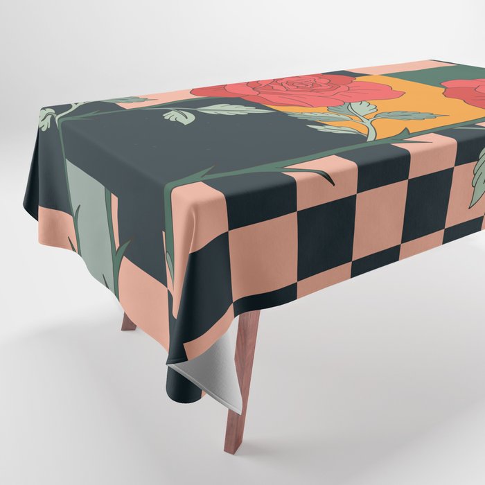 Red Roses 2 Tablecloth Gallery Image 1