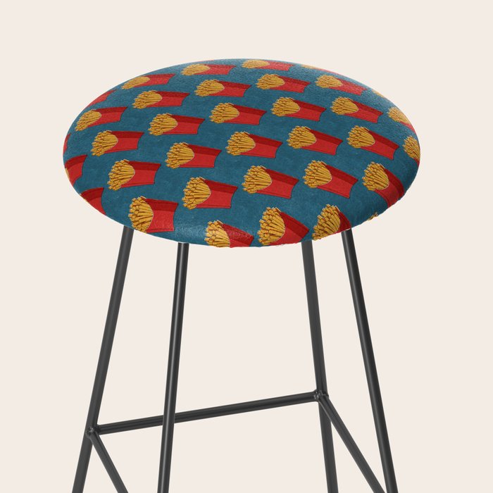 FAST FOOD / Fries - pattern Stool Gallery Image 2