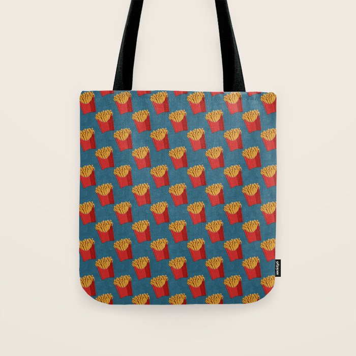 FAST FOOD / Fries - pattern Tote Bag Gallery Image 1