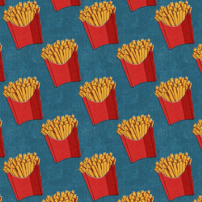 FAST FOOD / Fries - pattern Coffee Mug Gallery Image 2