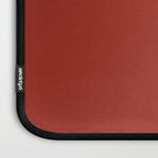 Cherry Red Solid Color Laptop Sleeve Gallery Image 3