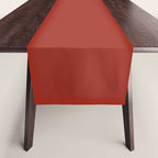 Cherry Red Solid Color Table Runner Gallery Image 1