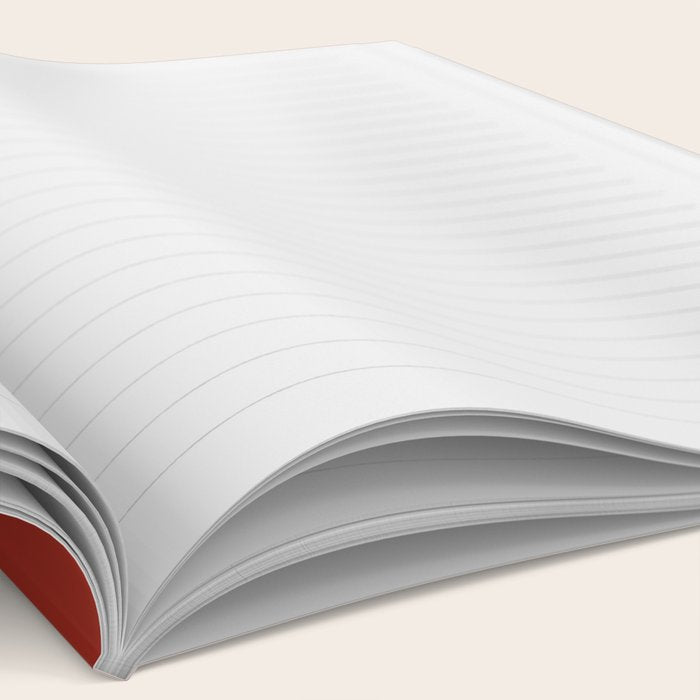 Cherry Red Solid Color Notebook Gallery Image 2