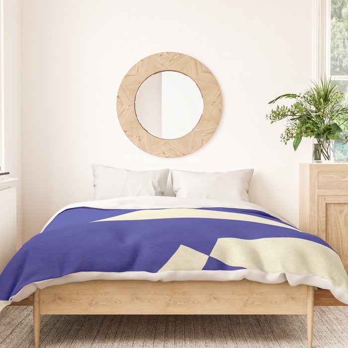 abstract composition- blue01 Duvet Cover Gallery Image 3