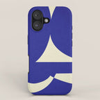 abstract composition- blue01 iPhone Case Gallery Image 1