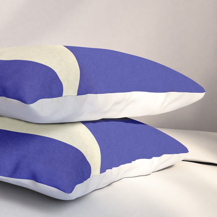 abstract composition- blue01 Pillow Sham Gallery Image 3