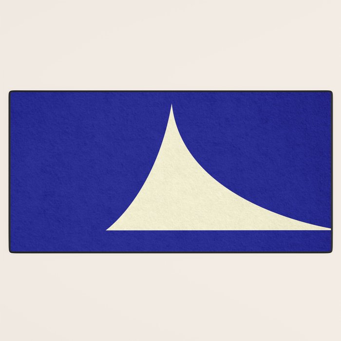 abstract composition- blue01 Desk Mat Gallery Image 3