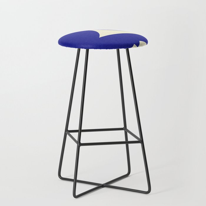 abstract composition- blue01 Stool Gallery Image 1