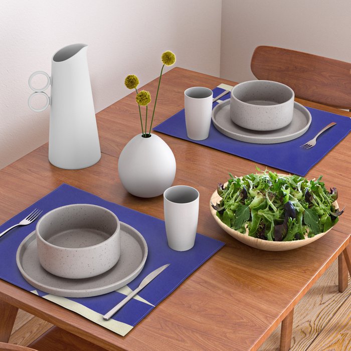 abstract composition- blue01 Placemat Gallery Image 2