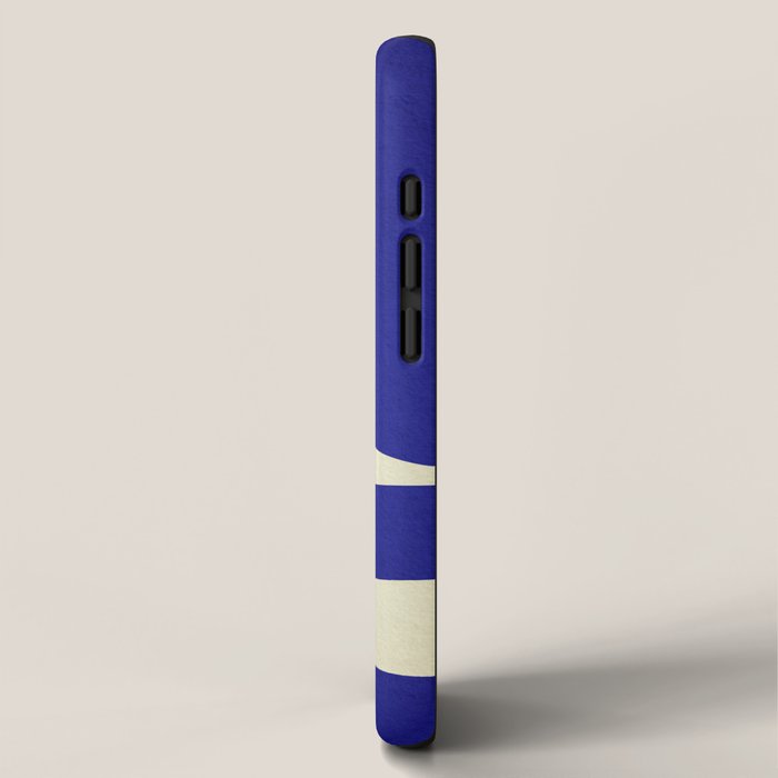 abstract composition- blue01 iPhone Case Gallery Image 2