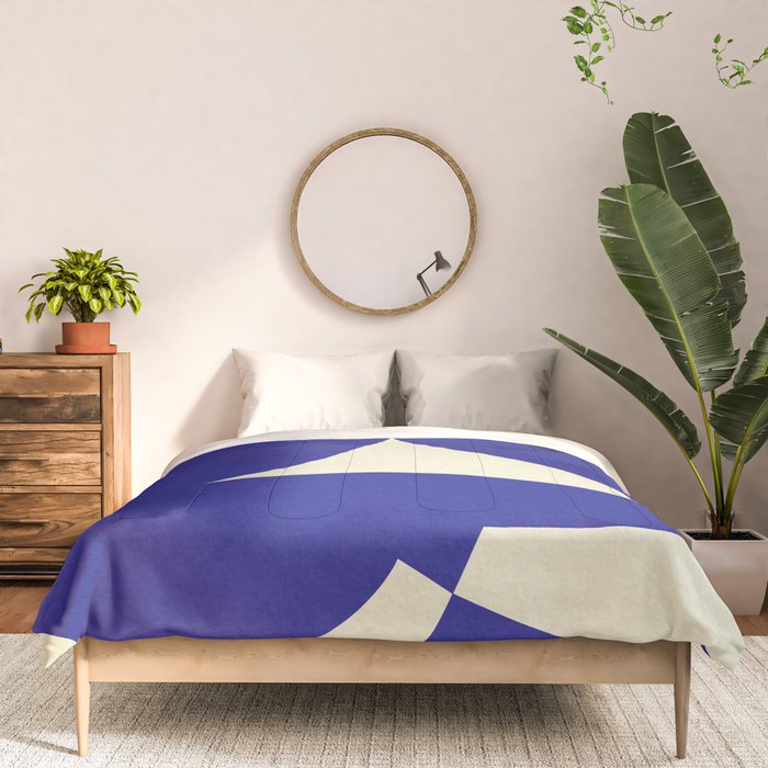 abstract composition- blue01 Comforter Gallery Image 3