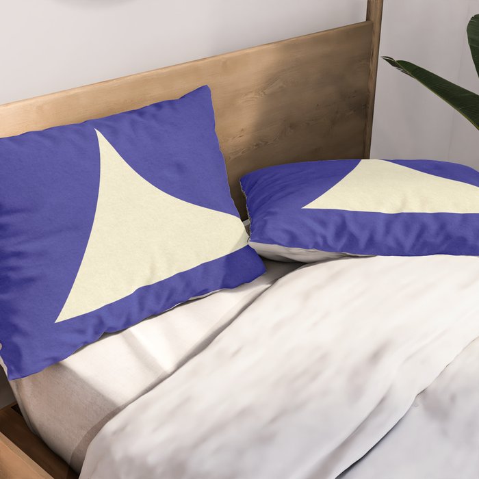 abstract composition- blue01 Pillow Sham Gallery Image 2