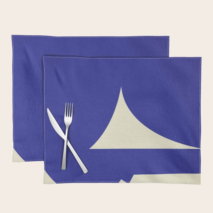 abstract composition- blue01 Placemat Gallery Image 1