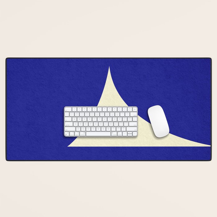 abstract composition- blue01 Desk Mat Gallery Image 1