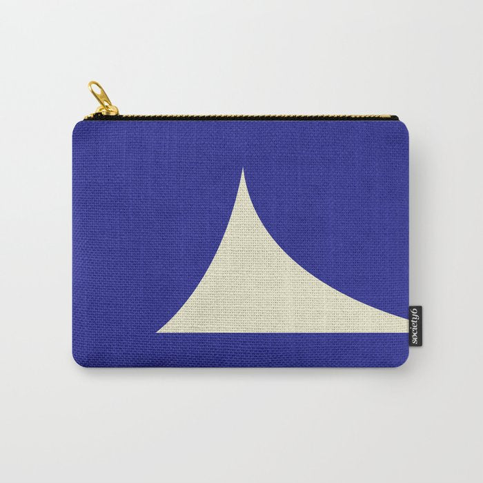abstract composition- blue01 Carry All Pouch Gallery Image 1