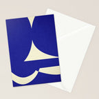 abstract composition- blue01 Stationery Card Gallery Image 2