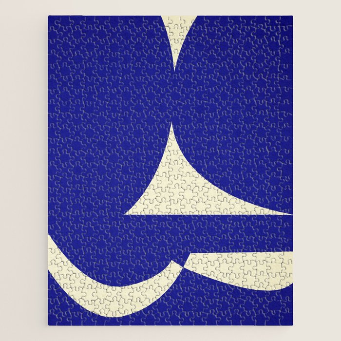 abstract composition- blue01 Jigsaw Puzzle Gallery Image 1
