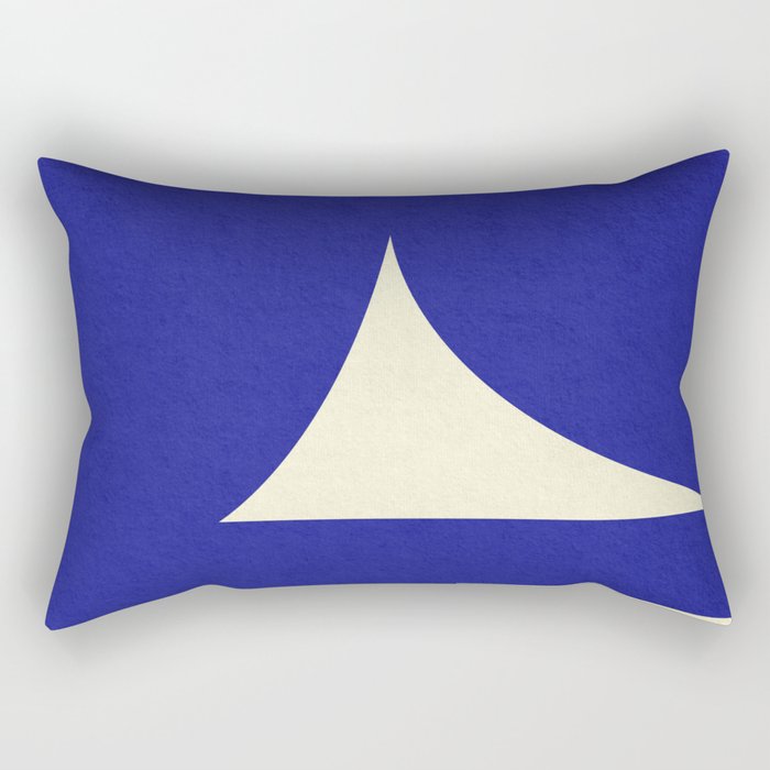 abstract composition- blue01 Rectangular Pillow Gallery Image 1