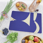 abstract composition- blue01 Cutting Board Gallery Image 2