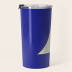 abstract composition- blue01 Travel Mug Gallery Image 3