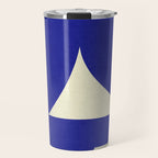 abstract composition- blue01 Travel Mug Gallery Image 1