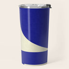 abstract composition- blue01 Travel Mug Gallery Image 2