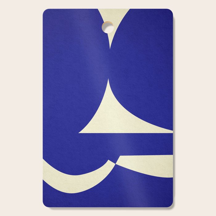 abstract composition- blue01 Cutting Board Gallery Image 1
