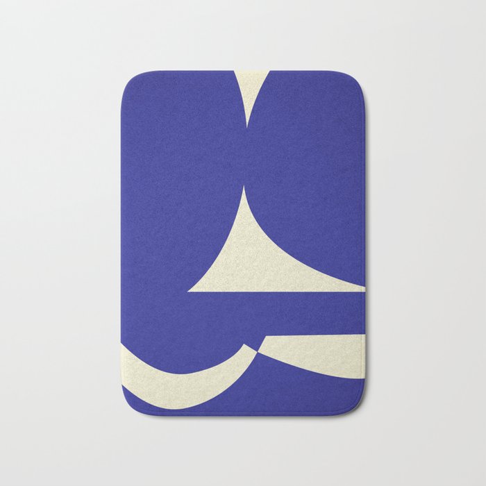 abstract composition- blue01 Bath Mat Gallery Image 1