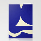 abstract composition- blue01 Stationery Card Gallery Image 2