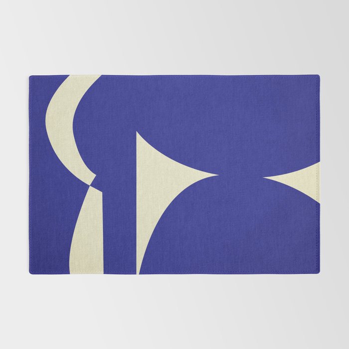 abstract composition- blue01 Rug Gallery Image 2