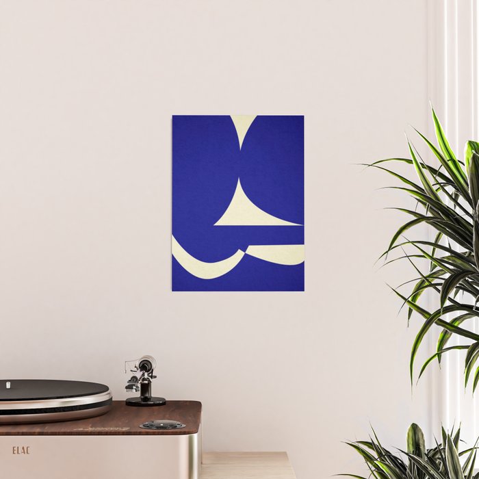 abstract composition- blue01 Poster Gallery Image 2