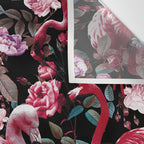 Floral and Flamingo VIII pattern Wall Tapestry Gallery Image 3