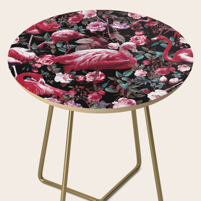 Floral and Flamingo VIII pattern Side Table Gallery Image 2