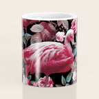Floral and Flamingo VIII pattern Coffee Mug Gallery Image 4