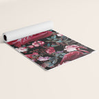 Floral and Flamingo VIII pattern Yoga Mat Gallery Image 2