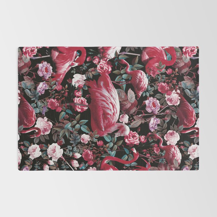 Floral and Flamingo VIII pattern Rug Gallery Image 2