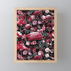 Floral and Flamingo VIII pattern Mini Art Print Gallery Image 1
