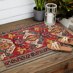 Dragon Sumakh Antique East Caucasus Kuba Rug Print Outdoor Rug Gallery Image 2