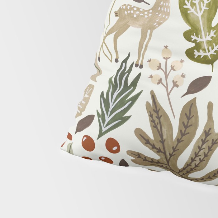 Christmas in the wild nature Pillow Sham Gallery Image 4