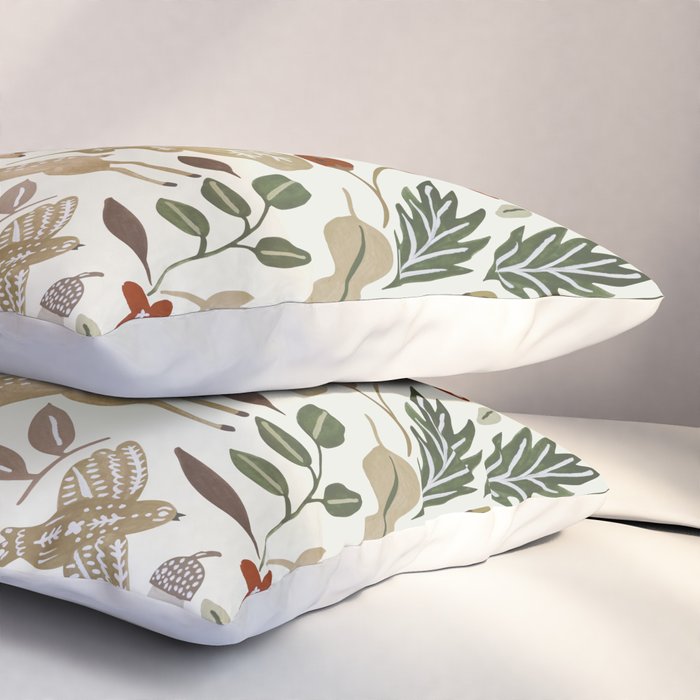 Christmas in the wild nature Pillow Sham Gallery Image 3