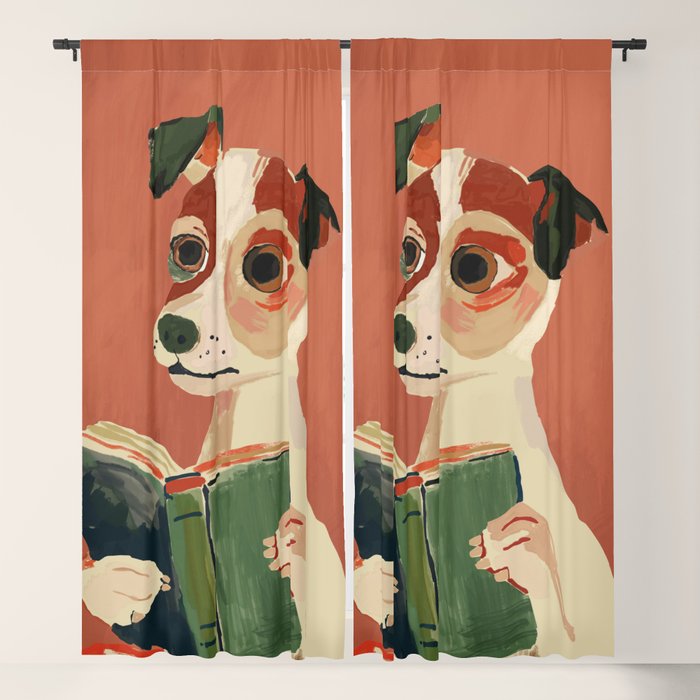 The Bookish Dog Window Curtain Gallery Image 5