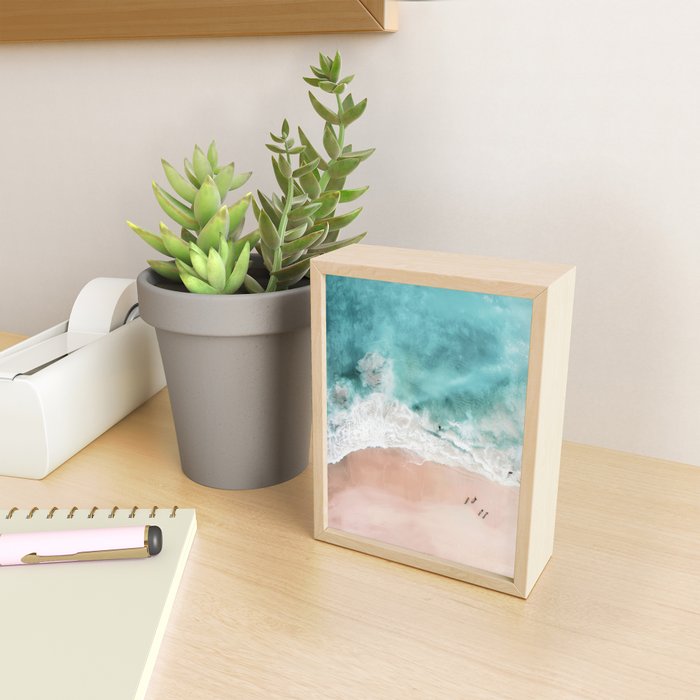 Pink Sand Beach Print Mini Art Print Gallery Image 2