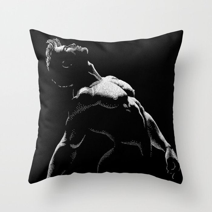 In The Night - NOODDOOD Throw Pillow Gallery Image 6