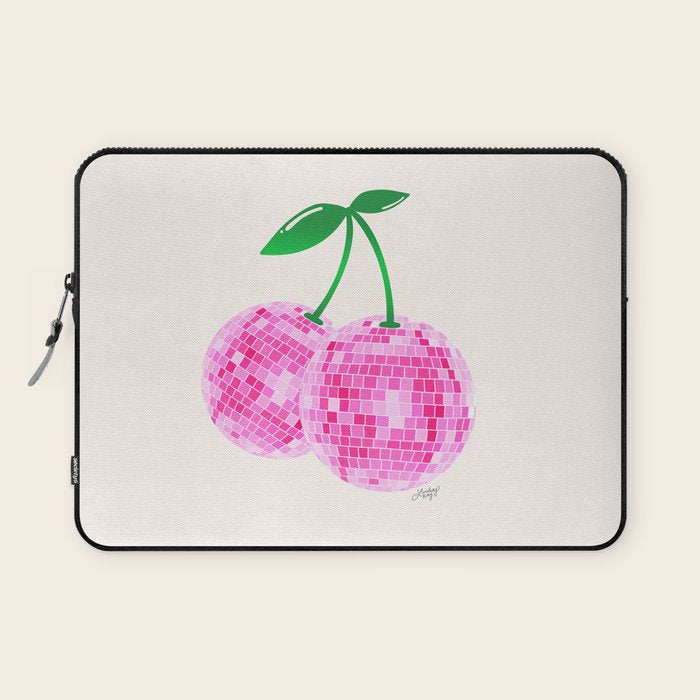 Disco Ball Cherries Laptop Sleeve Gallery Image 1