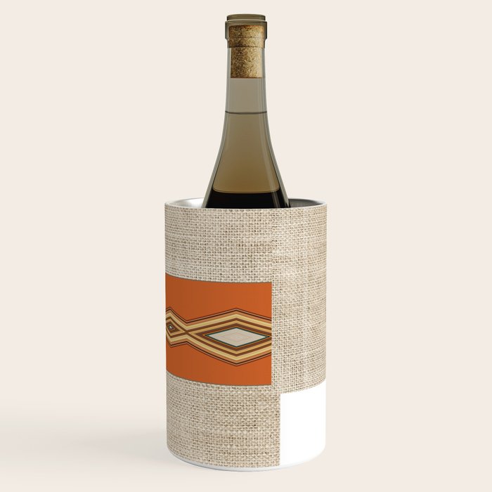Southwestern Earth Tone Texture Design Wine Chiller Gallery Image 3