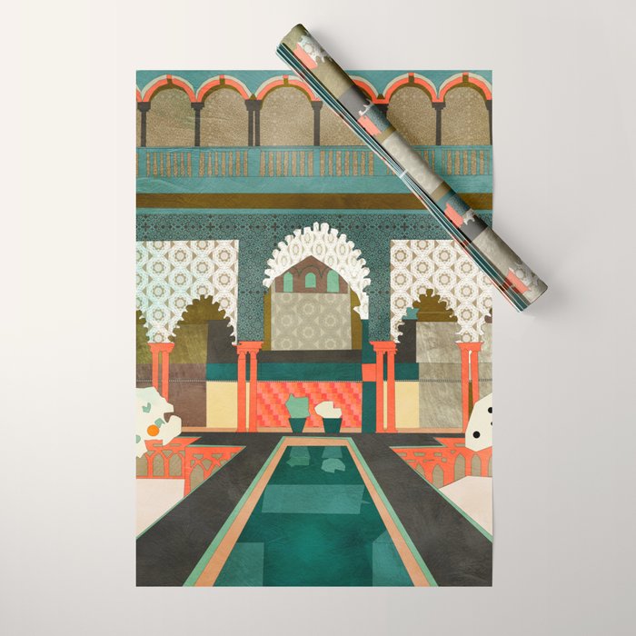 Travel South Europe Spain Wrapping Paper Gallery Image 1