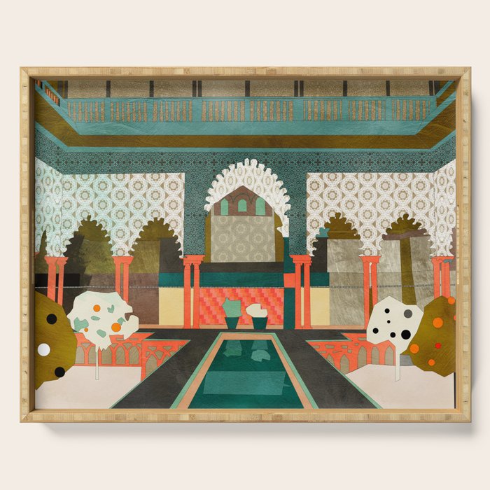 Travel South Europe Spain Serving Tray Gallery Image 1