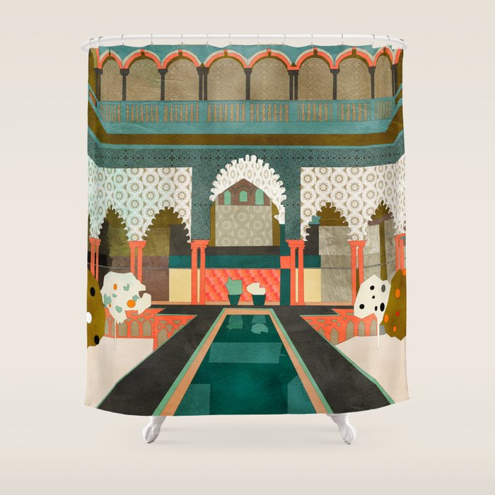 Travel South Europe Spain Shower Curtain Gallery Image 1
