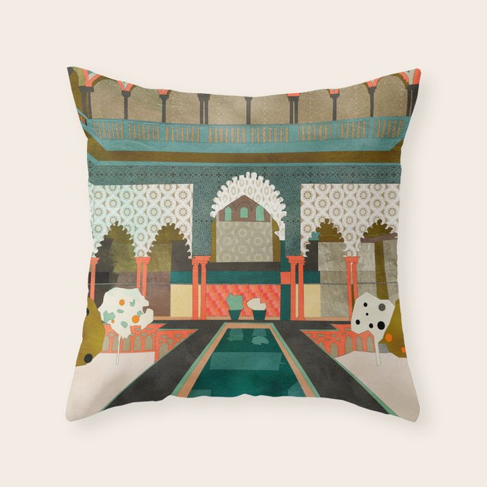Travel South Europe Spain Throw Pillow Gallery Image 6