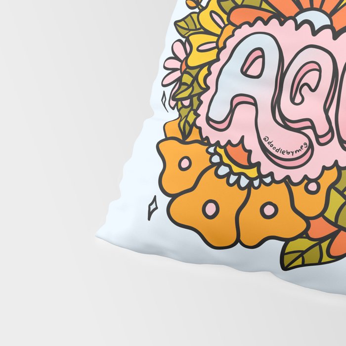 Aquarius Flowers Pillow Sham Gallery Image 4